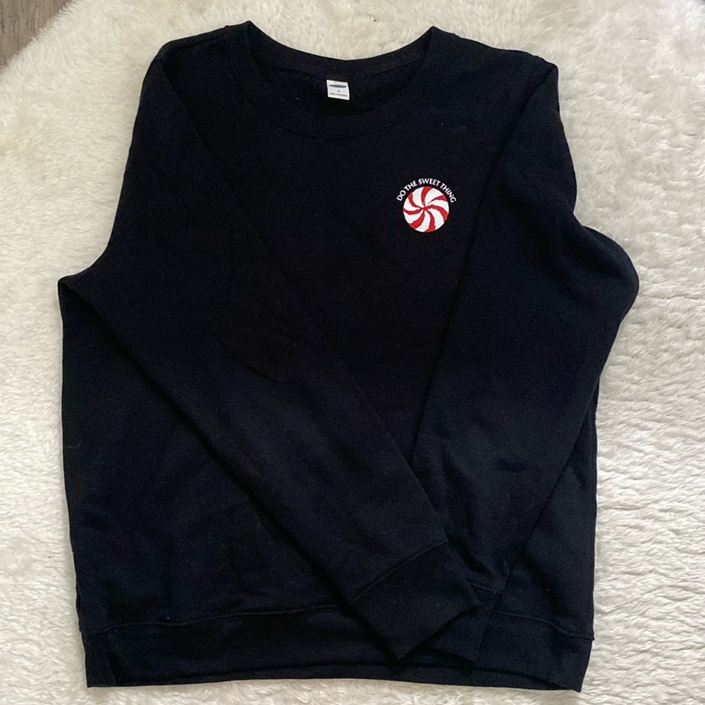 Black long sleeve pj sweater